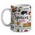 Custom Spain Spanish Coffee Mug Cup With Symbols