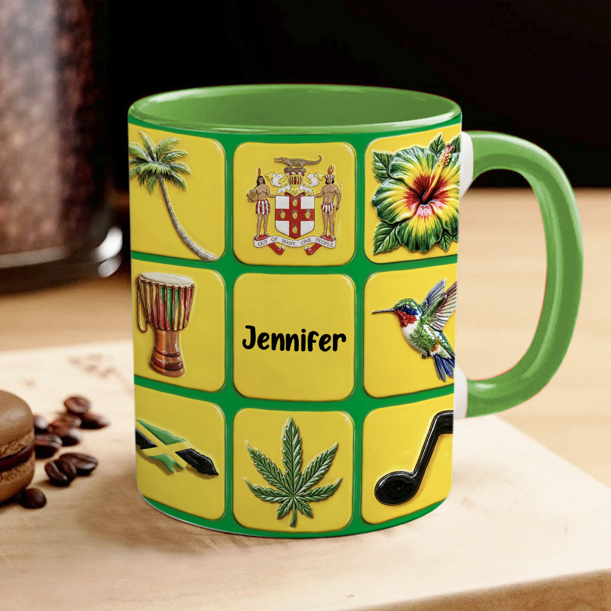 Customized Jamaican Soul Accent Mug With Your Name