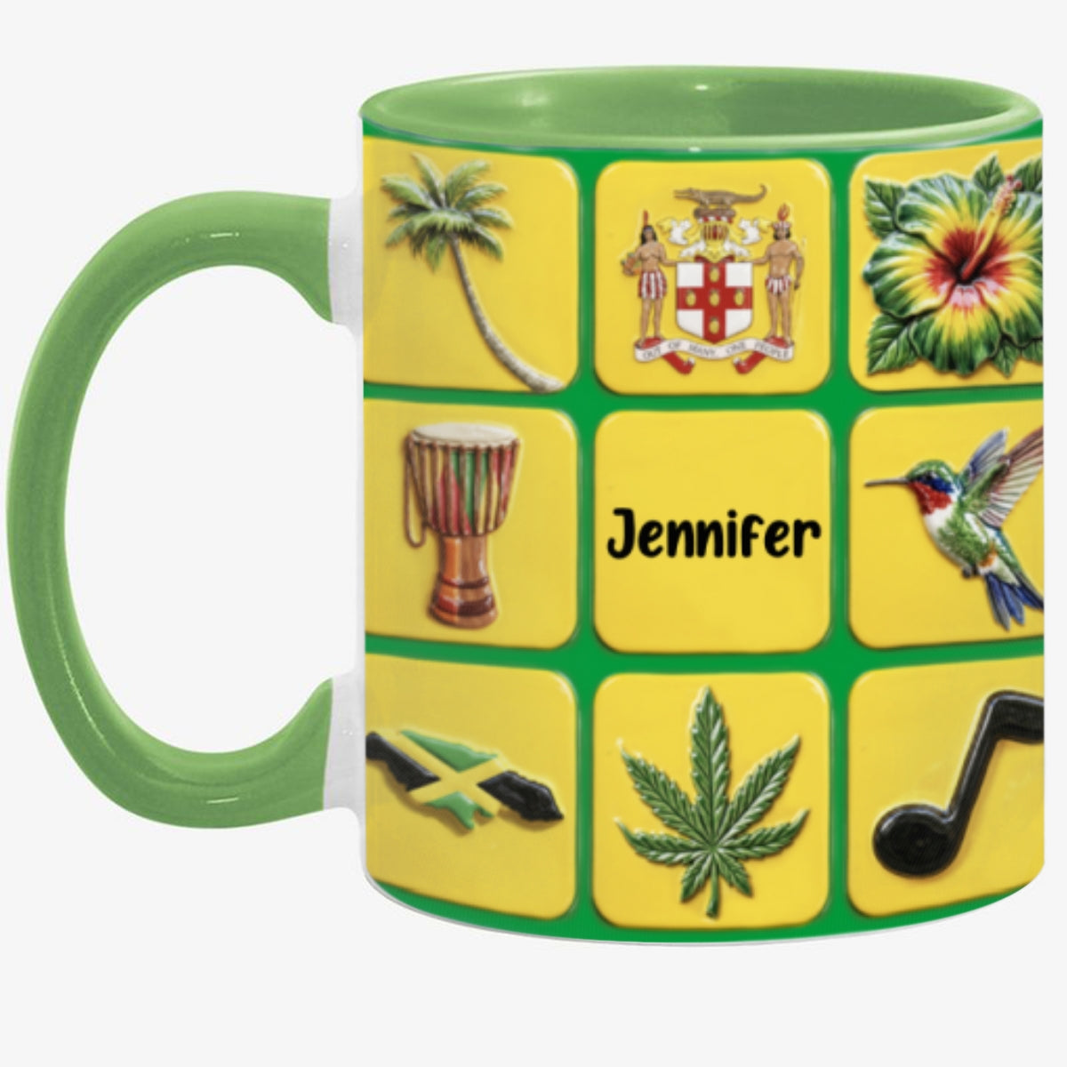 Customized Jamaican Soul Accent Mug With Your Name