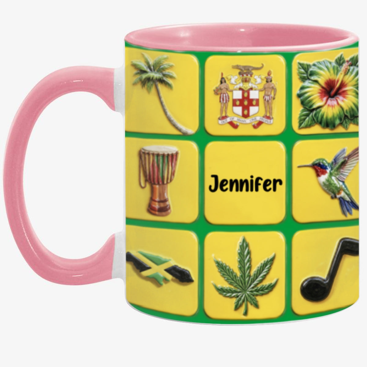 Customized Jamaican Soul Accent Mug With Your Name