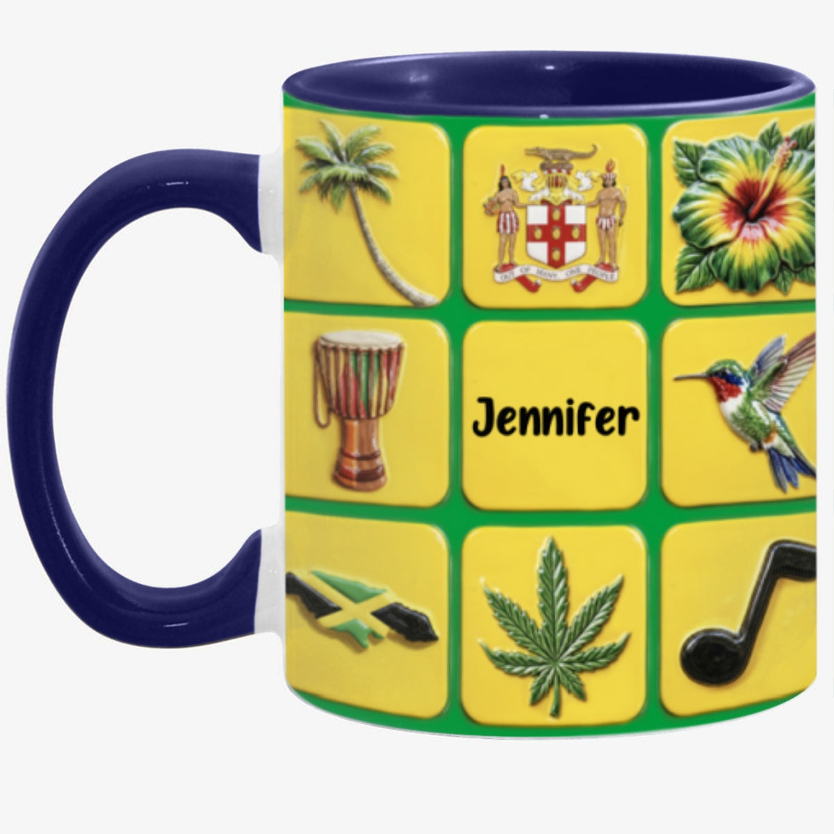 Customized Jamaican Soul Accent Mug With Your Name