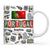Custom Portugal Mug With Map, Flag