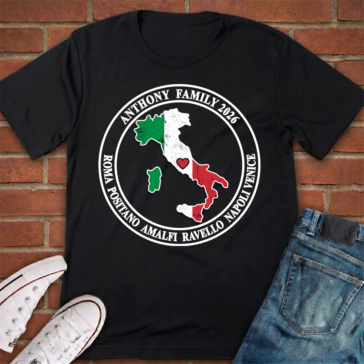 Personalized Italy Group Trip T-shirt, Italy Travel T-shirt For Group