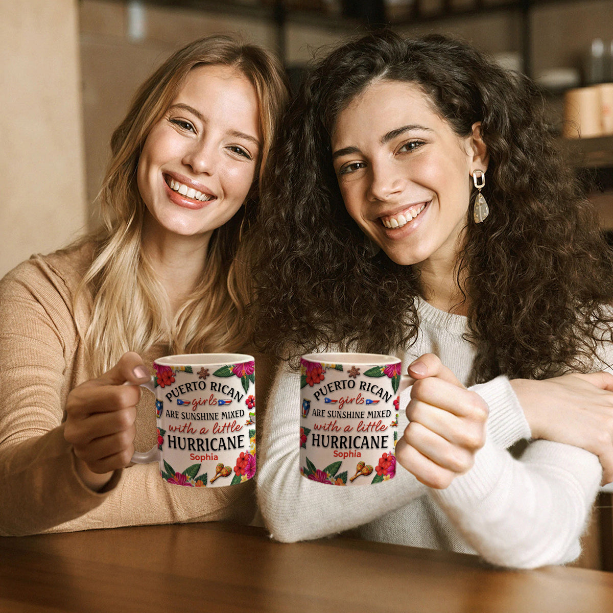 Custom Puerto Rican Girl Are Sunshine Mug Cup