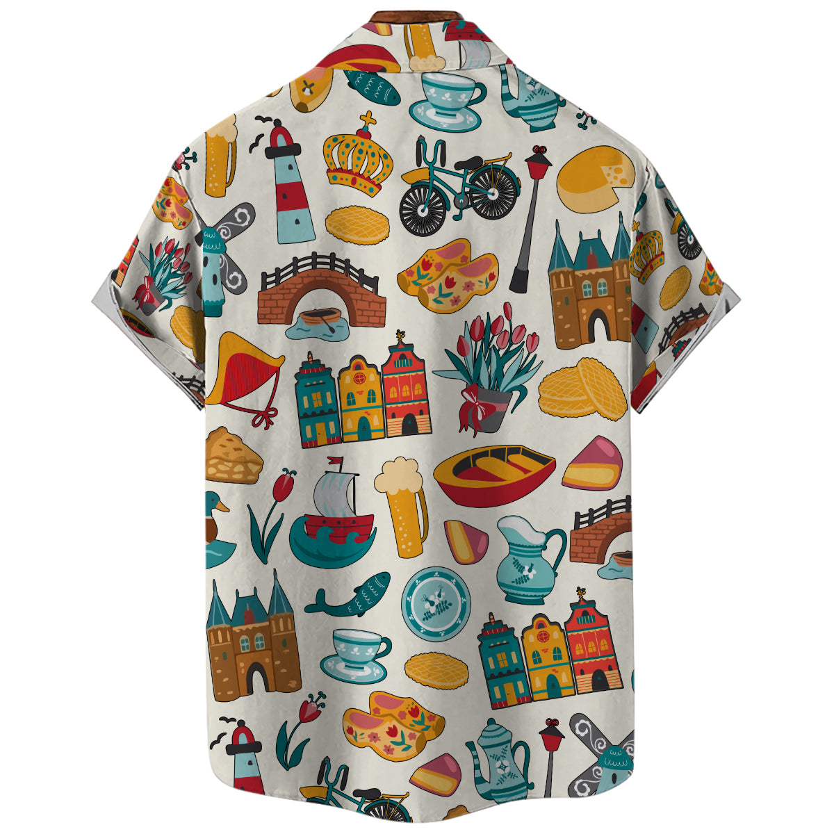 Amsterdam Hawaiian Shirt For Vacation And Travel Lovers