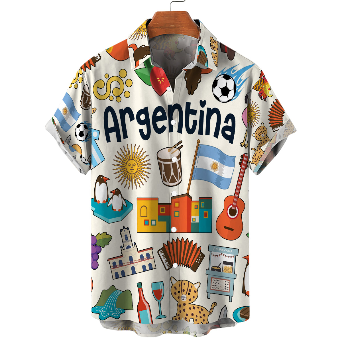Argentina Hawaiian Shirt For Vacation And Travel Lovers