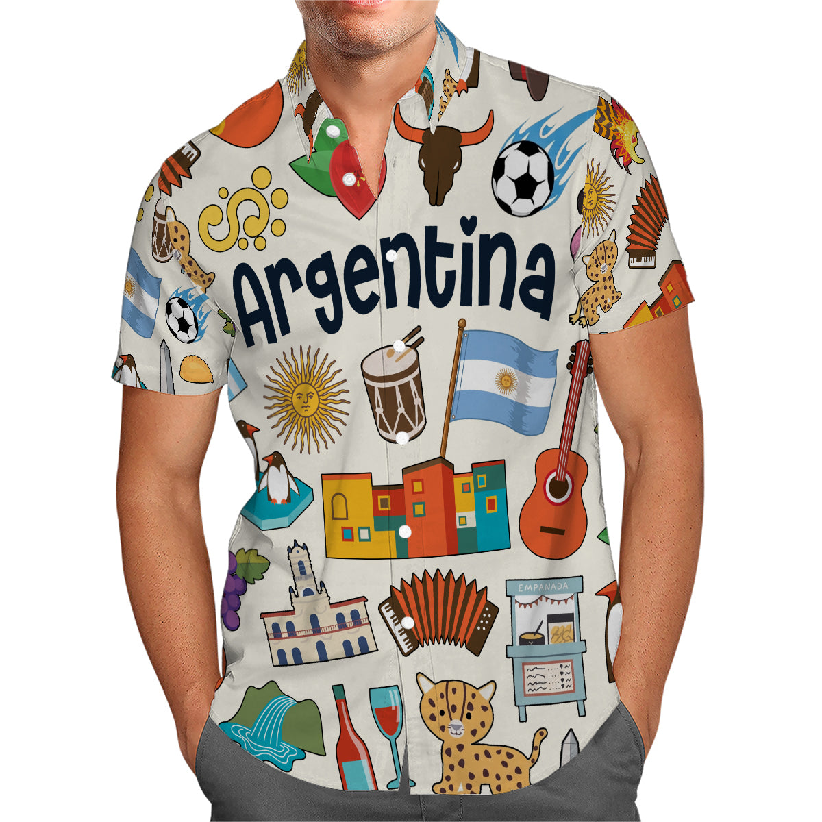 Argentina Hawaiian Shirt For Vacation And Travel Lovers