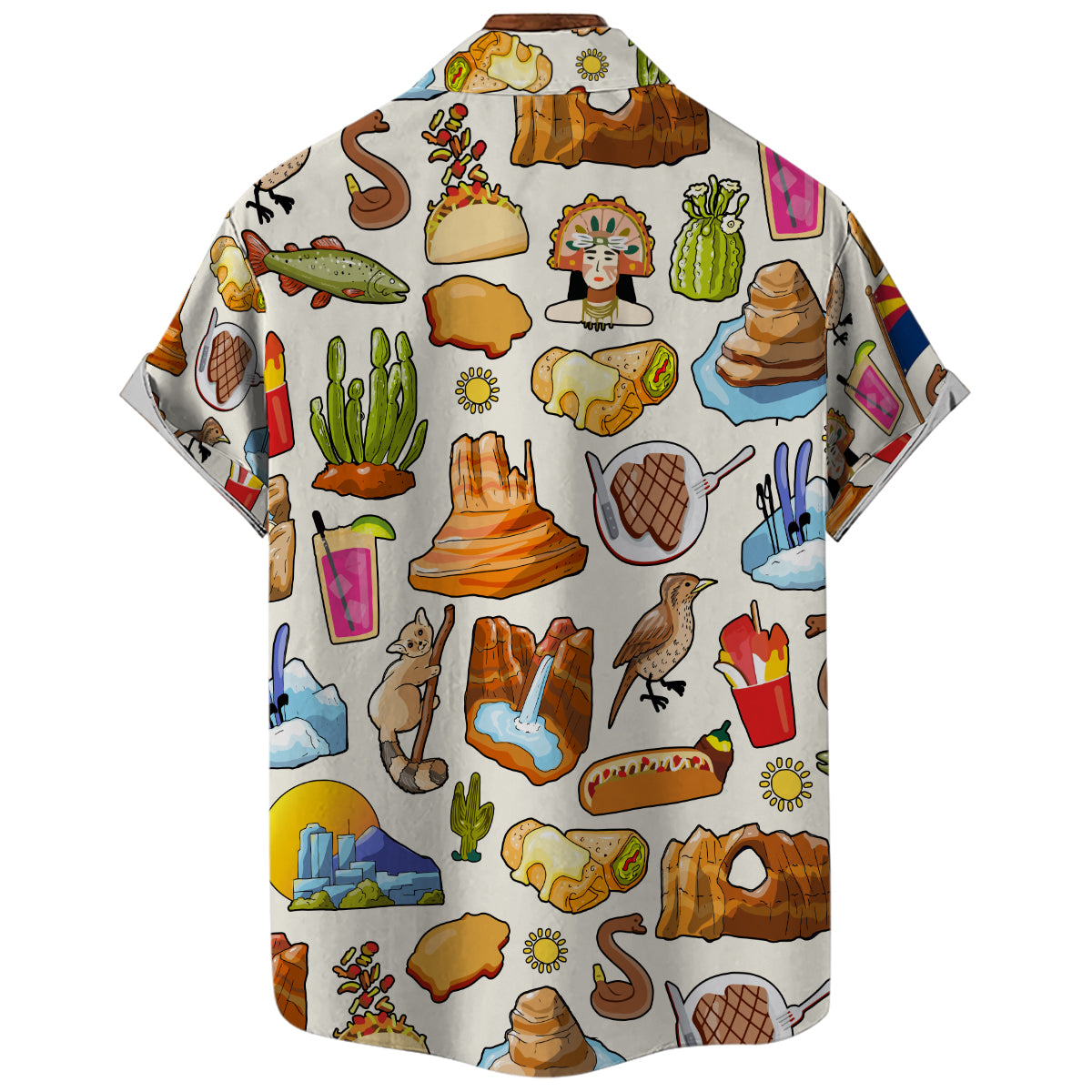 Arizona Hawaiian Shirt For Vacation And Travel Lovers