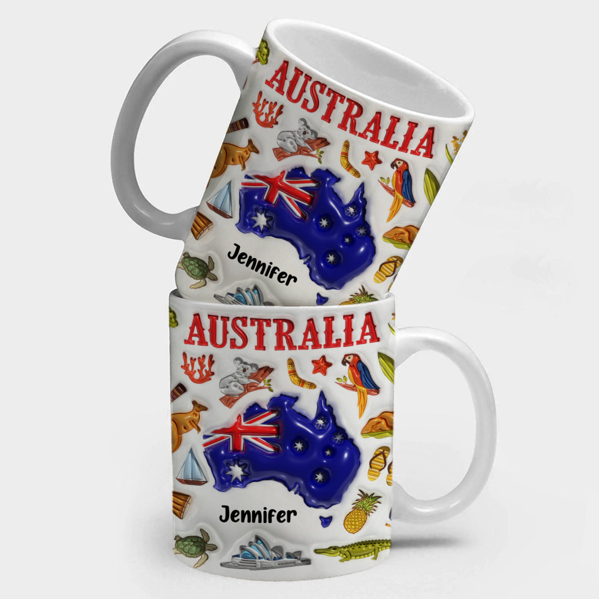 Custom Australia Coffee Mug Cup With Your Name