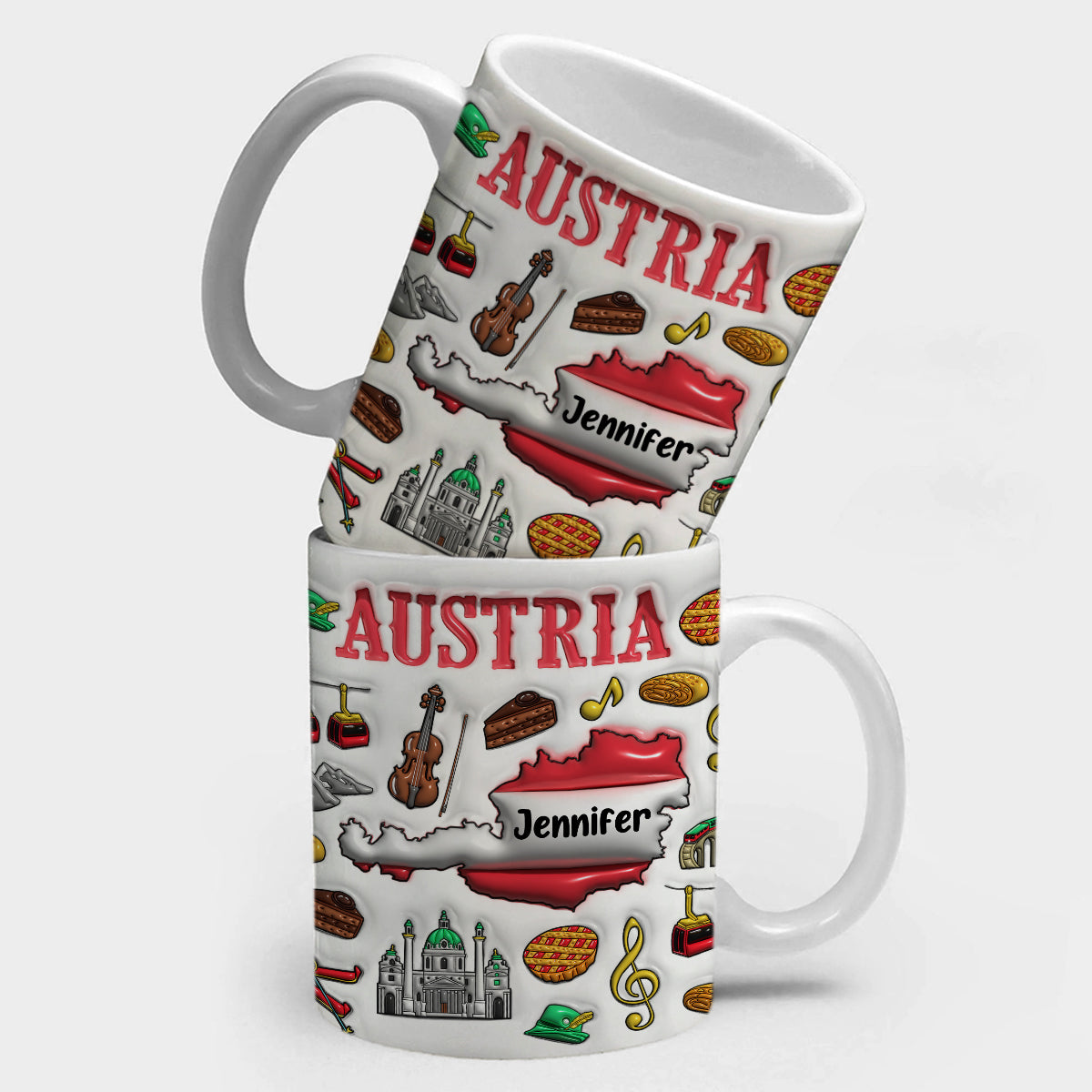 Custom Austria Coffee Mug Cup With Your Name