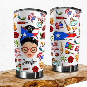 Beautiful Puerto Rico Personalized Tumbler