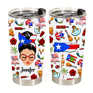 Beautiful Puerto Rico Personalized Tumbler