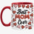 Personalized Best Mom Ever Accent Coffee Mug Cup