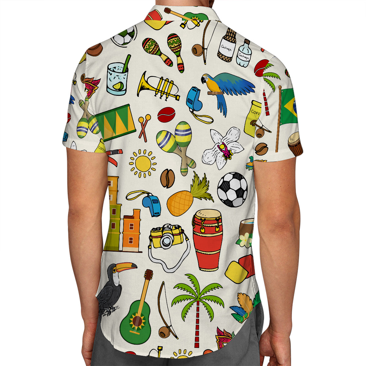 Brazil Hawaiian Shirt For Vacation And Travel Lovers