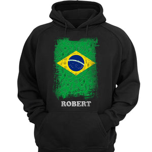 Brazil Flag Personalized T-shirt With Symbols