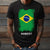 Brazil Flag Personalized T-shirt With Symbols