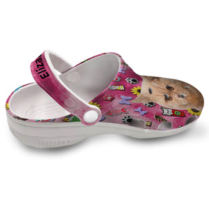 Beautiful Cat Custom Clogs Shoes TH0526