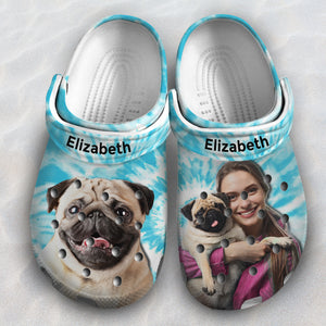 Custom Clogs Shoes With Pictures Tie Dye Clogs Shoes