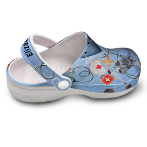 Personalized Caregiver Clogs Shoes With Symbols TH0309