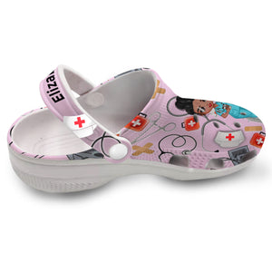 Personalized CNA Clogs Shoes With Symbols TH0309