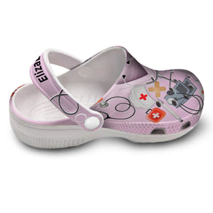 Personalized CNA Clogs Shoes With Symbols TH0309
