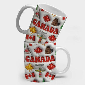 Canada Coffee Mug Cup With Custom Your Name