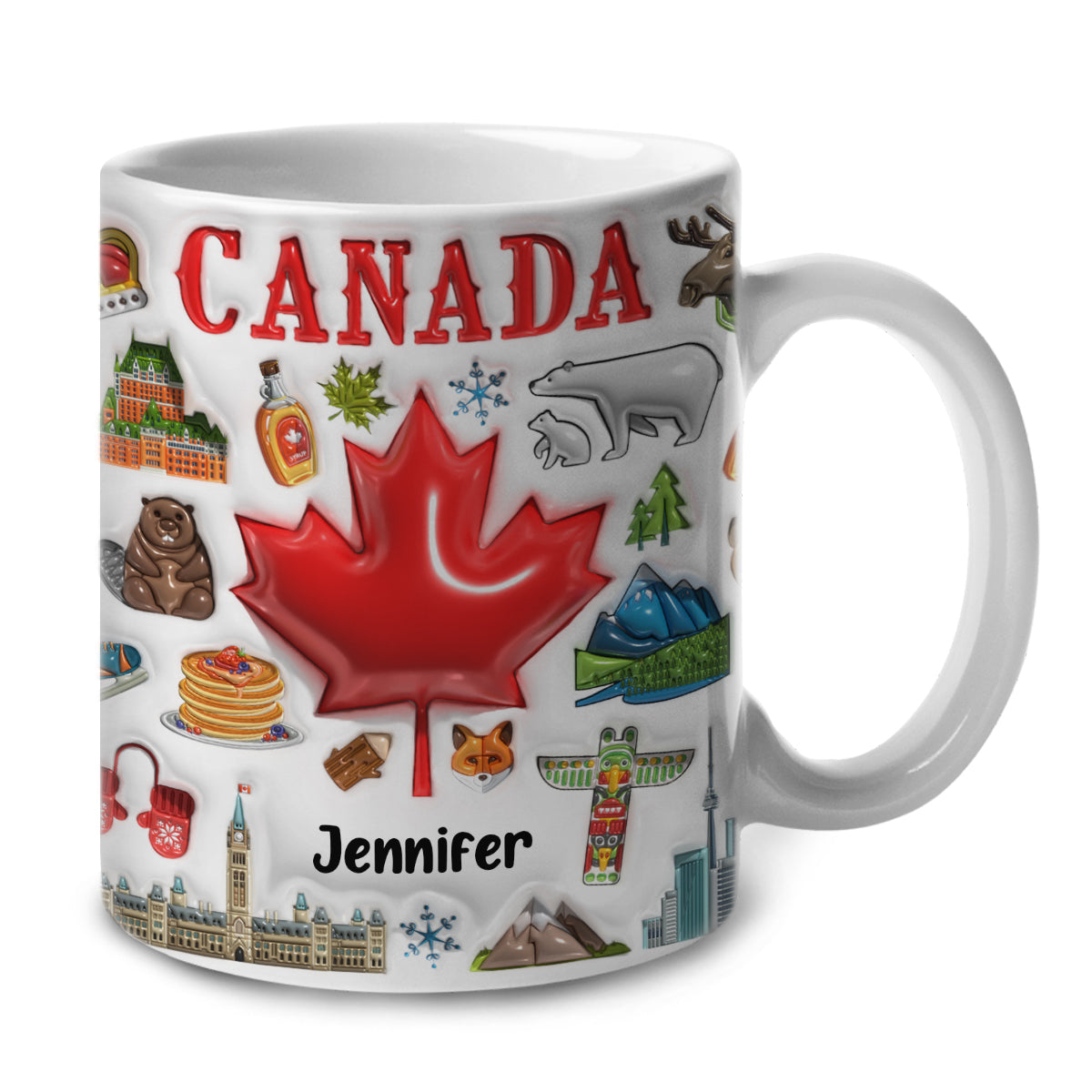 Custom Canada Coffee Mug Cup With Your Name