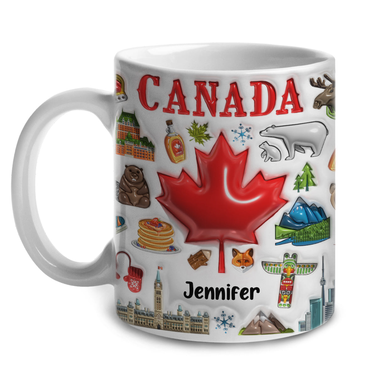 Custom Canada Coffee Mug Cup With Your Name