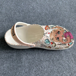 Custom Caregiver Clogs Shoes For Proud Caregiver