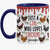 Personalized Just A Girl Who Loves Chickens Accent Coffee Mug Cup