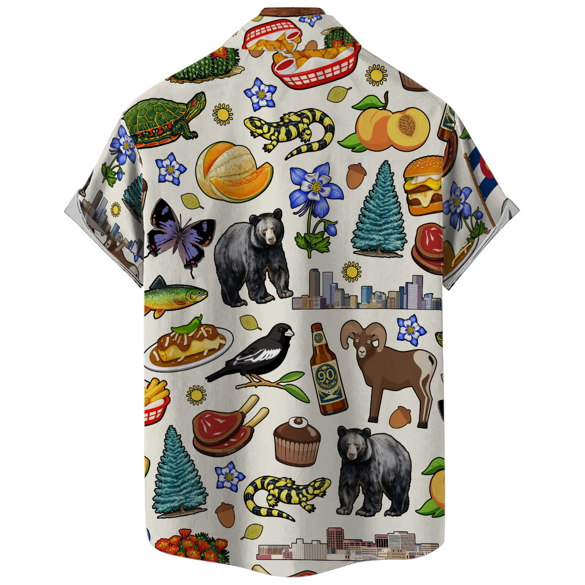 Colorado Hawaiian Shirt For Vacation And Travel Lovers