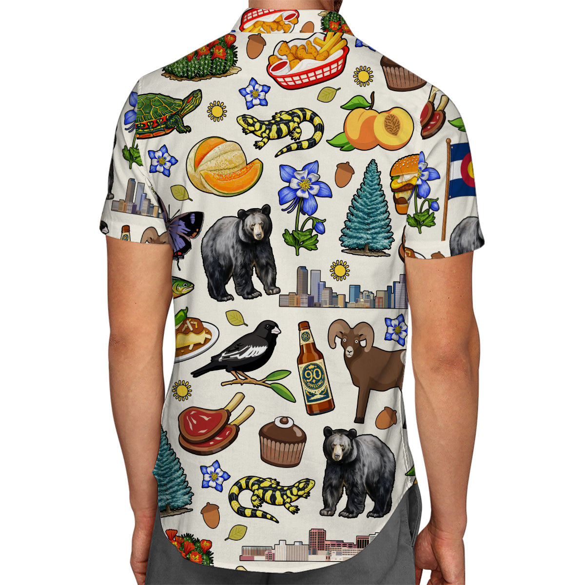 Colorado Hawaiian Shirt For Vacation And Travel Lovers