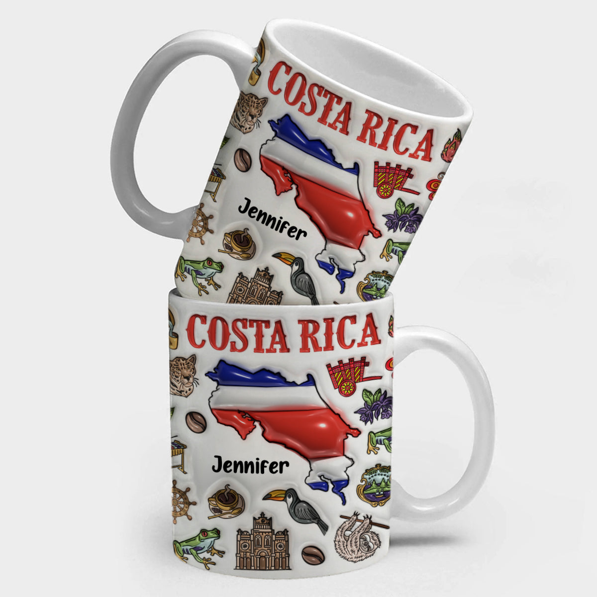 Custom Costa Rica Coffee Mug Cup With Your Name