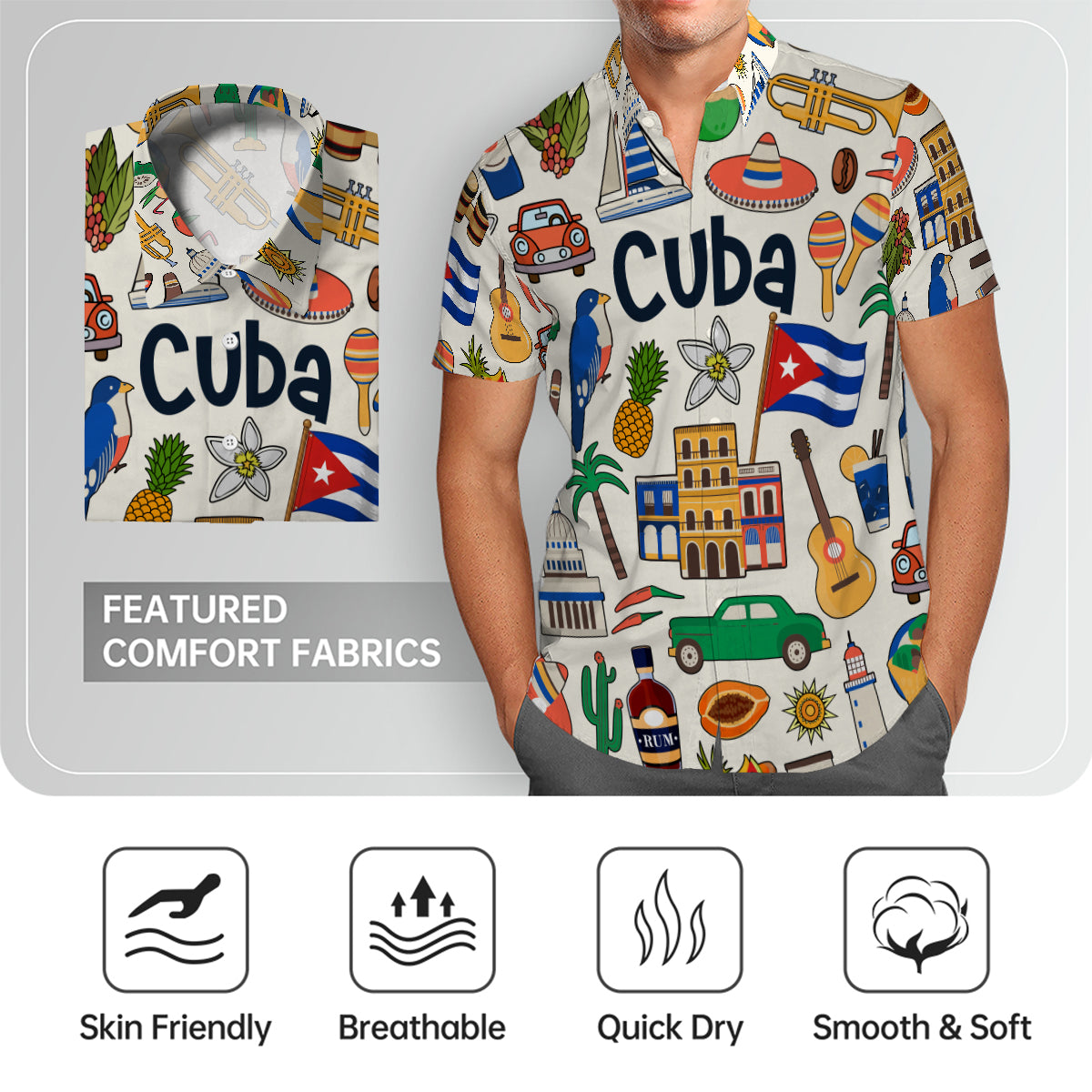 Cuba Hawaiian Shirt For Vacation And Travel Lovers