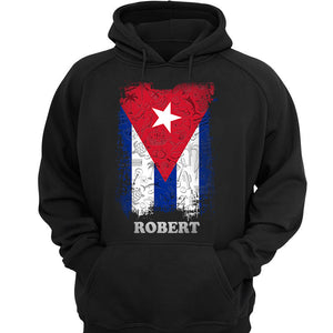 Cuban Flag Personalized T-shirt With Symbols