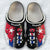 Cuba Personalized Clogs Shoes With A Half Flag