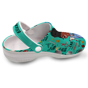 Custom CNA Clogs Shoes Gift Idea For CNA HH1208