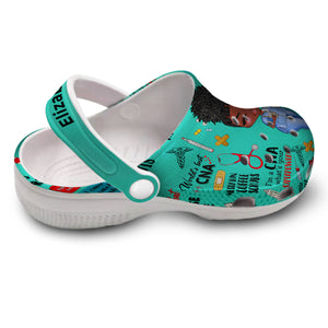 Custom CNA Clogs Shoes Gift Idea For CNA HH1208