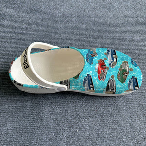 Custom Car Clogs Shoes Upload Car Photo For Car Lover