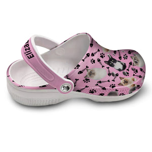 Custom Cat Mom Clogs Shoes With Your Pictures