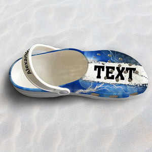 Custom Clogs Shoes With Picture With Cartoon Background