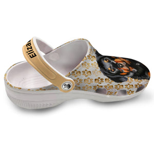 Custom Dog Breed Clogs Shoes With Your Picture