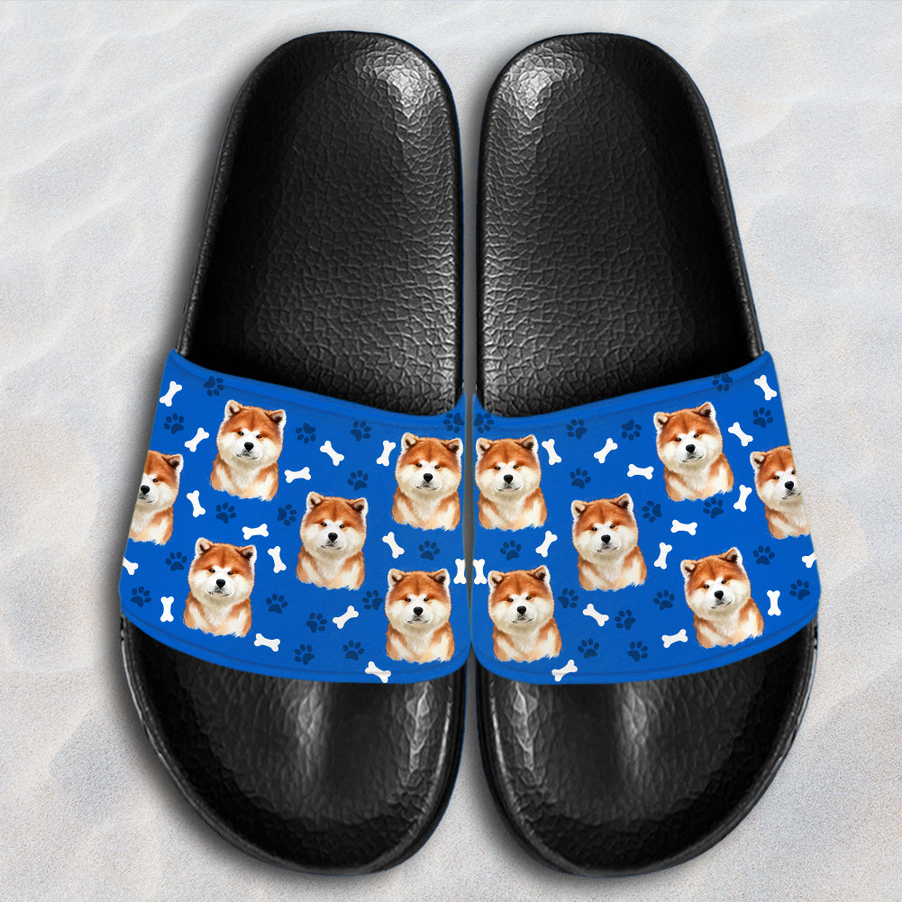 Custom Dog Breeds, Photo Slide Sandals