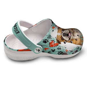Custom Dog Clogs Shoes With Your Picture TH0510