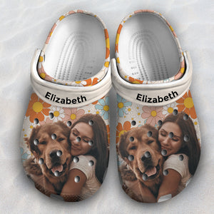 Custom Floral Flower Clogs Shoes With Pictures
