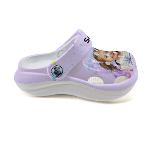 Custom Kid's Clogs Shoes With Background And Photo