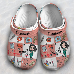 Custom Nurse Clogs Shoes With Cute Symbols