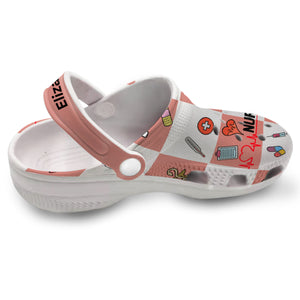 Custom Nurse Clogs Shoes With Cute Symbols