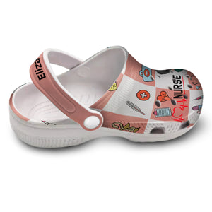 Custom Nurse Clogs Shoes With Cute Symbols