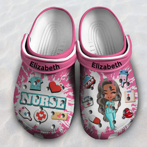 Custom Nurse Clogs Shoes With Proud